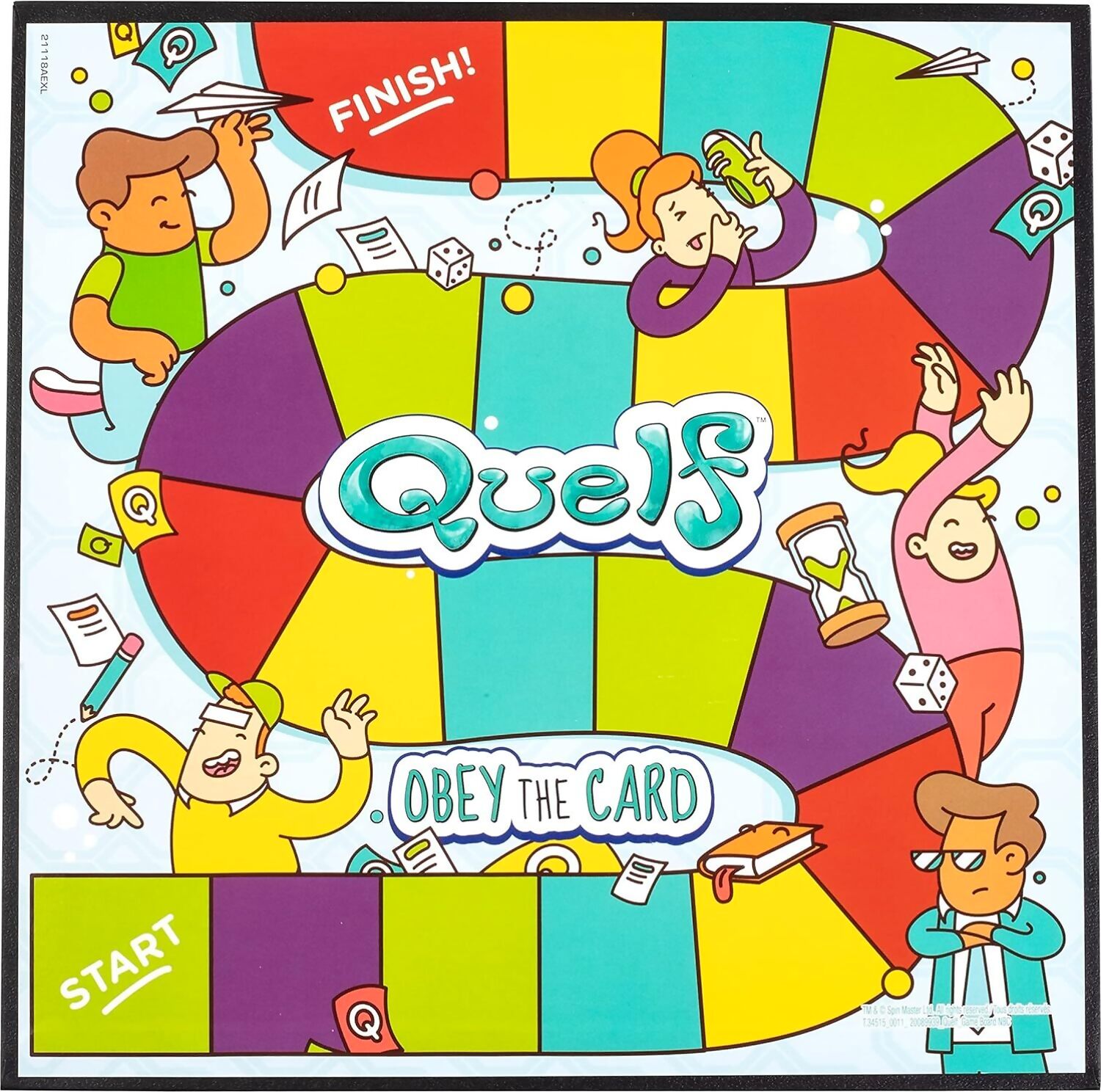 Spin Master Quelf Obey The Card Party Game Tates Toys Australia