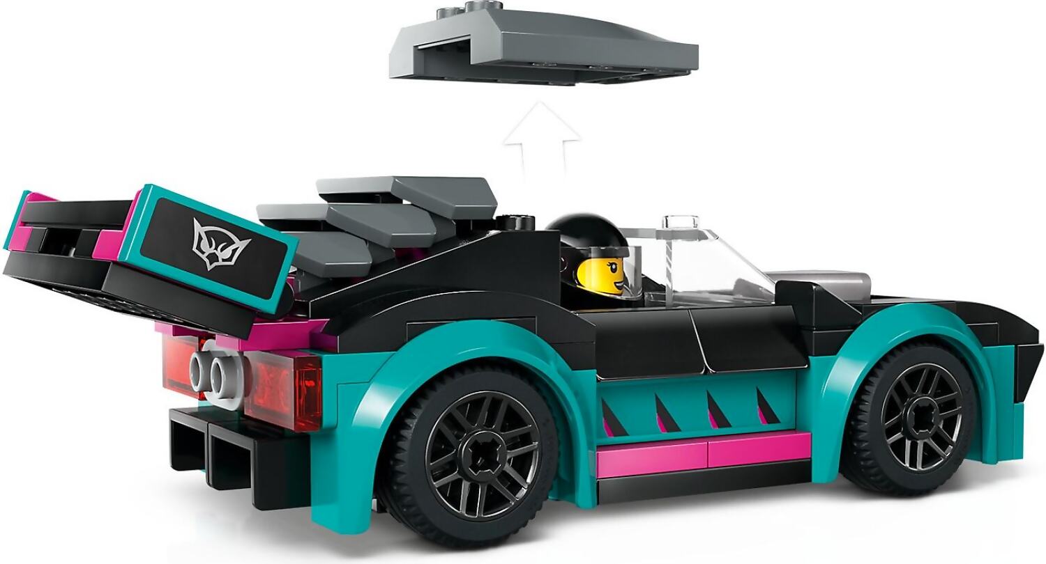 LEGO 60406 Race Car and Car Carrier Truck - City - Image 5