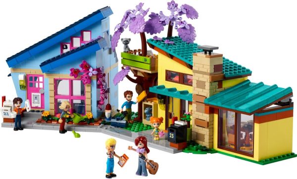 LEGO 42620 Olly and Paisley's Family Houses - Friends - Image 2