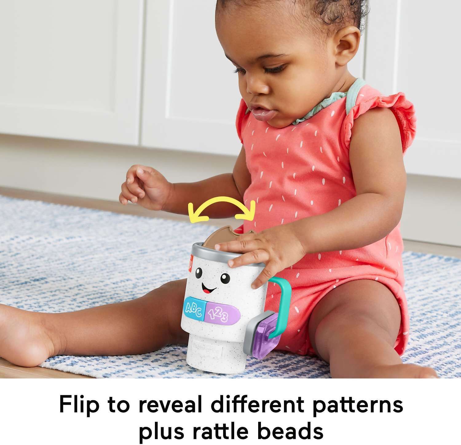 Fisher-price - Laugh & Learn Wake Up & Learn Coffee Mug Baby & Toddler Toy With Music & Lights - Mattel - Image 3
