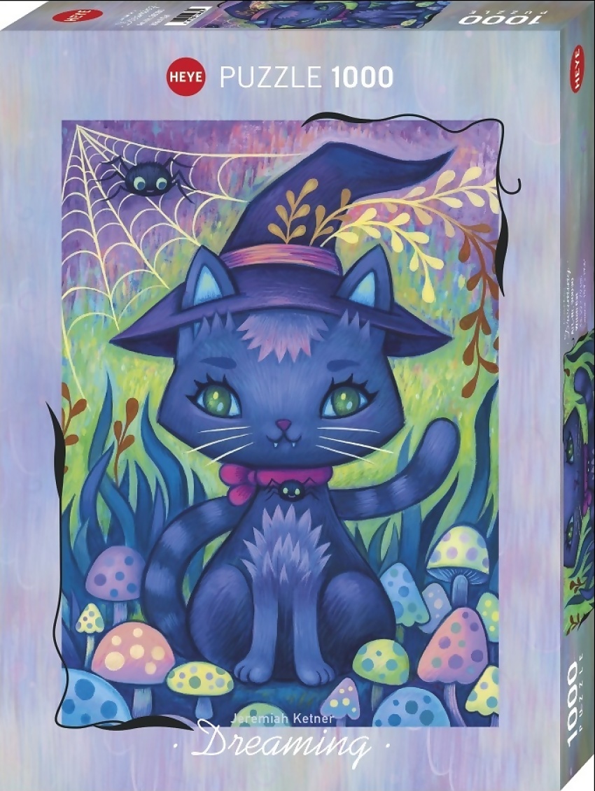 Heye - Dreaming Witch Cat Jigsaw Puzzle 1000pc