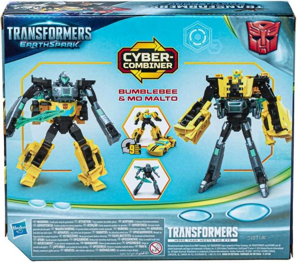 Transformers - Earthspark Cyber-combiner Bumblebee And Mo Malto Action Figures - Hasbro - Image 3