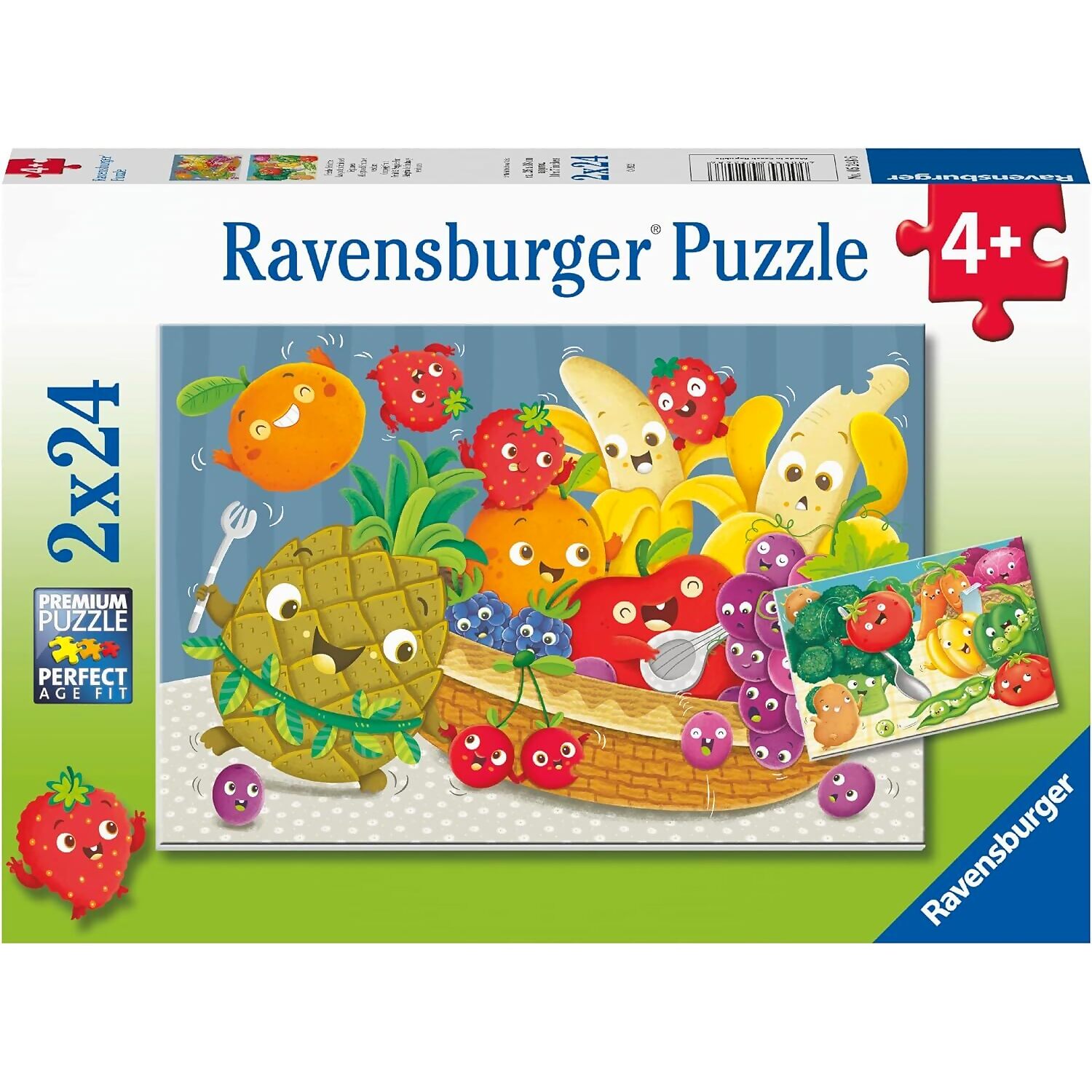Ravensburger - Fruit & Veggie Jigsaw Puzzle 2 X 24pc