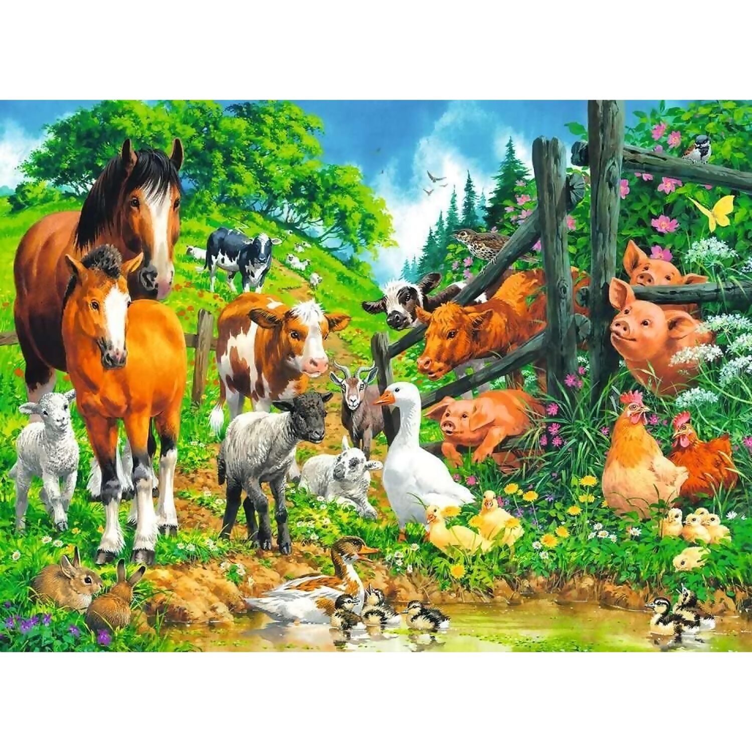 Ravensburger - Animal Get Together Jigsaw Puzzle 100pc - Image 2
