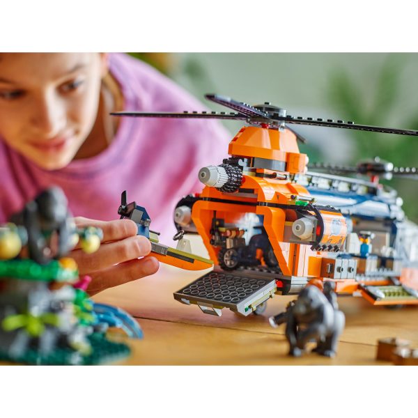 LEGO 60437 Jungle Explorer Helicopter at Base Camp - City - Image 10