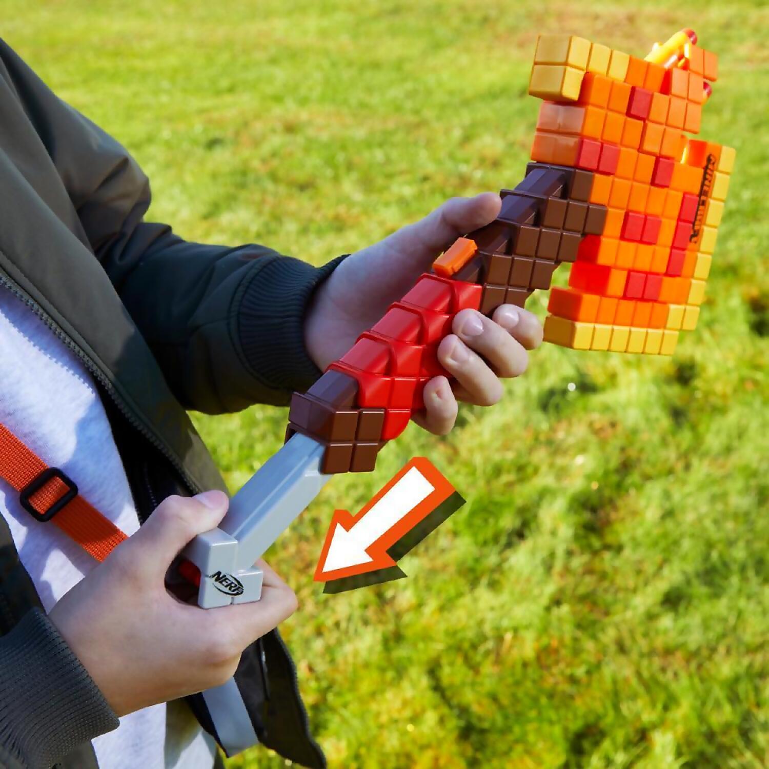 Nerf Minecraft Ender Dragon Blaster and 12 Nerf Elite Foam Darts