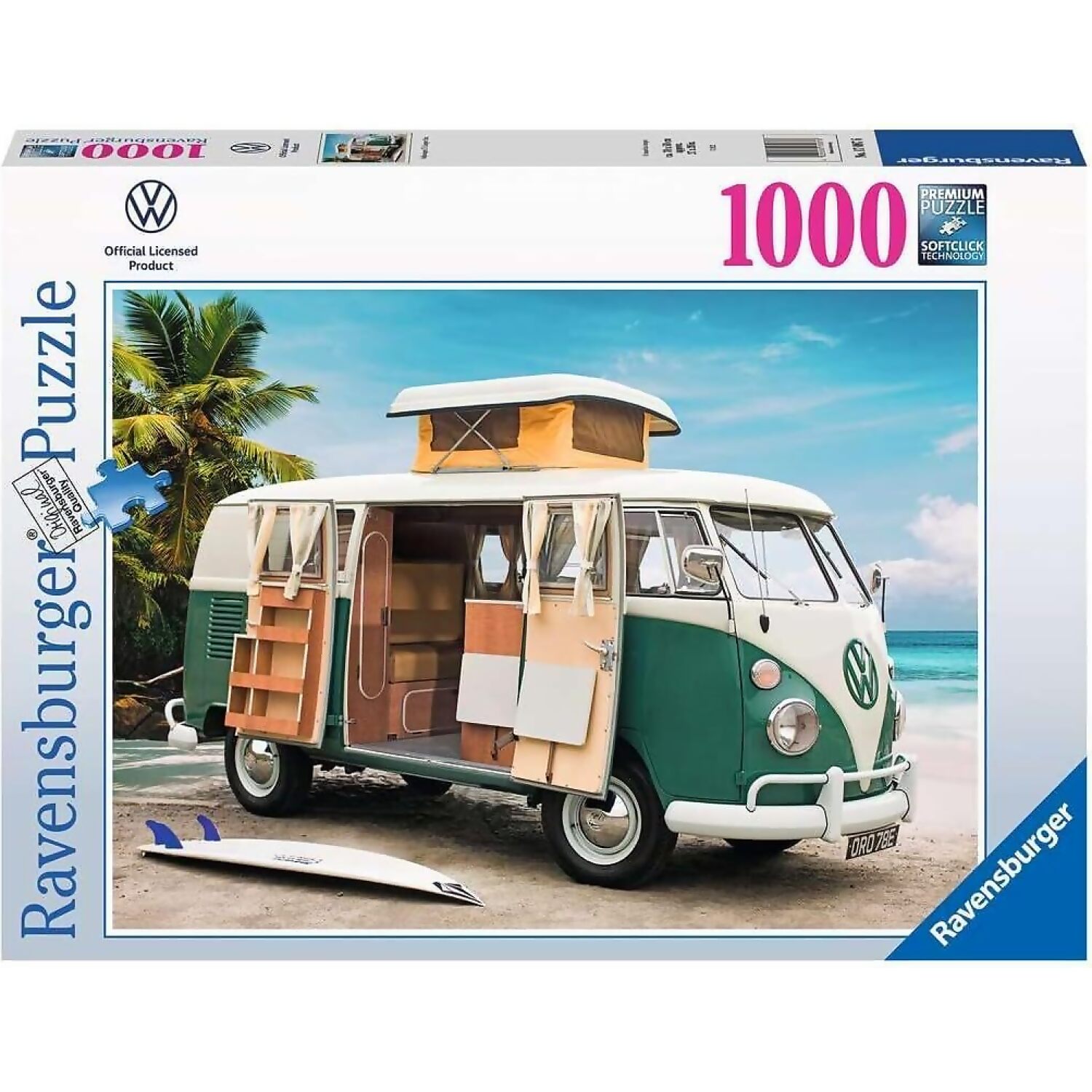 Ravensburger - Volkswagon T1 Camper Van Jigsaw Puzzle 1000pc