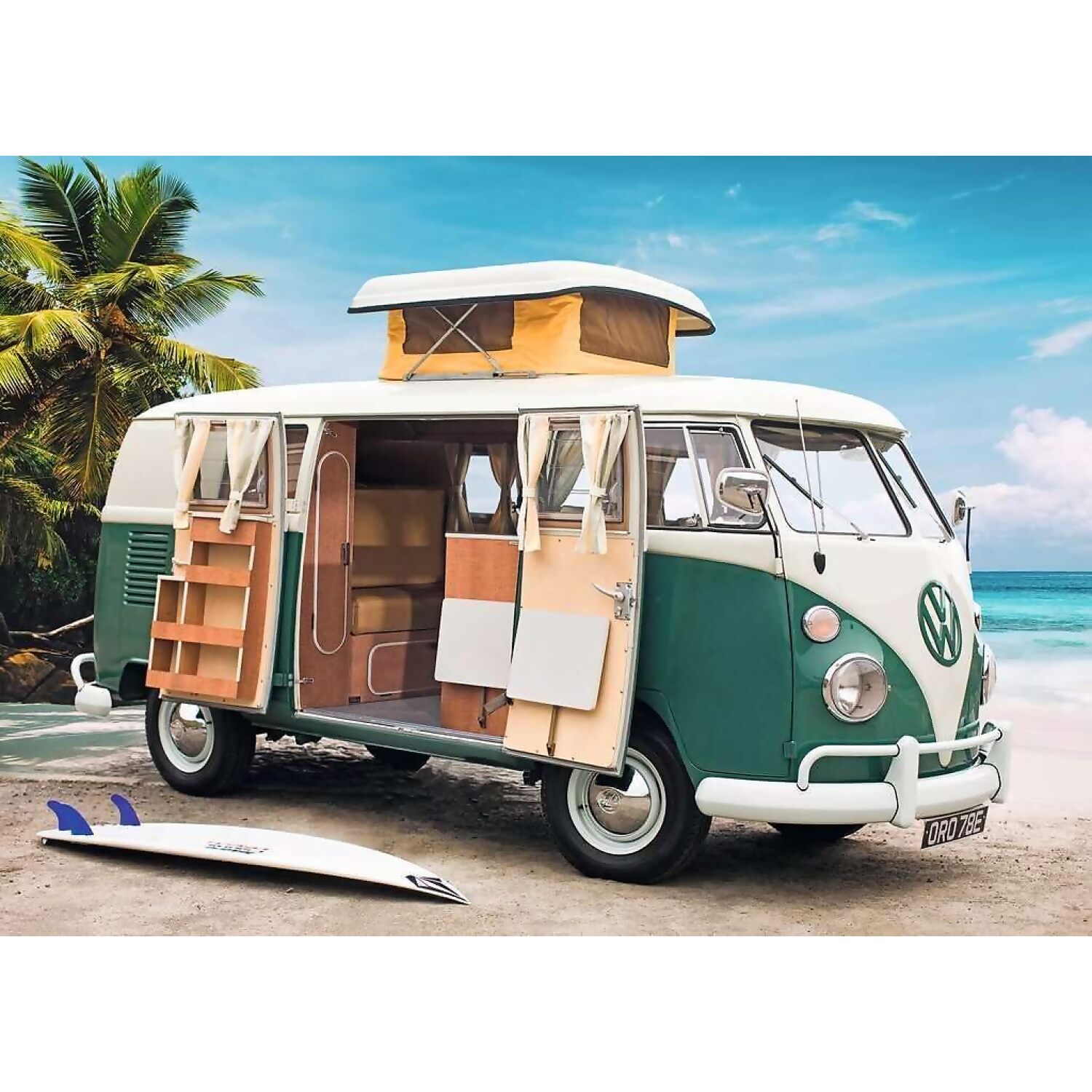 Ravensburger - Volkswagon T1 Camper Van Jigsaw Puzzle 1000pc - Image 2