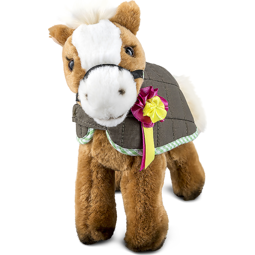 Living Nature - Horse With Jacket 18cm Plush - Image 2