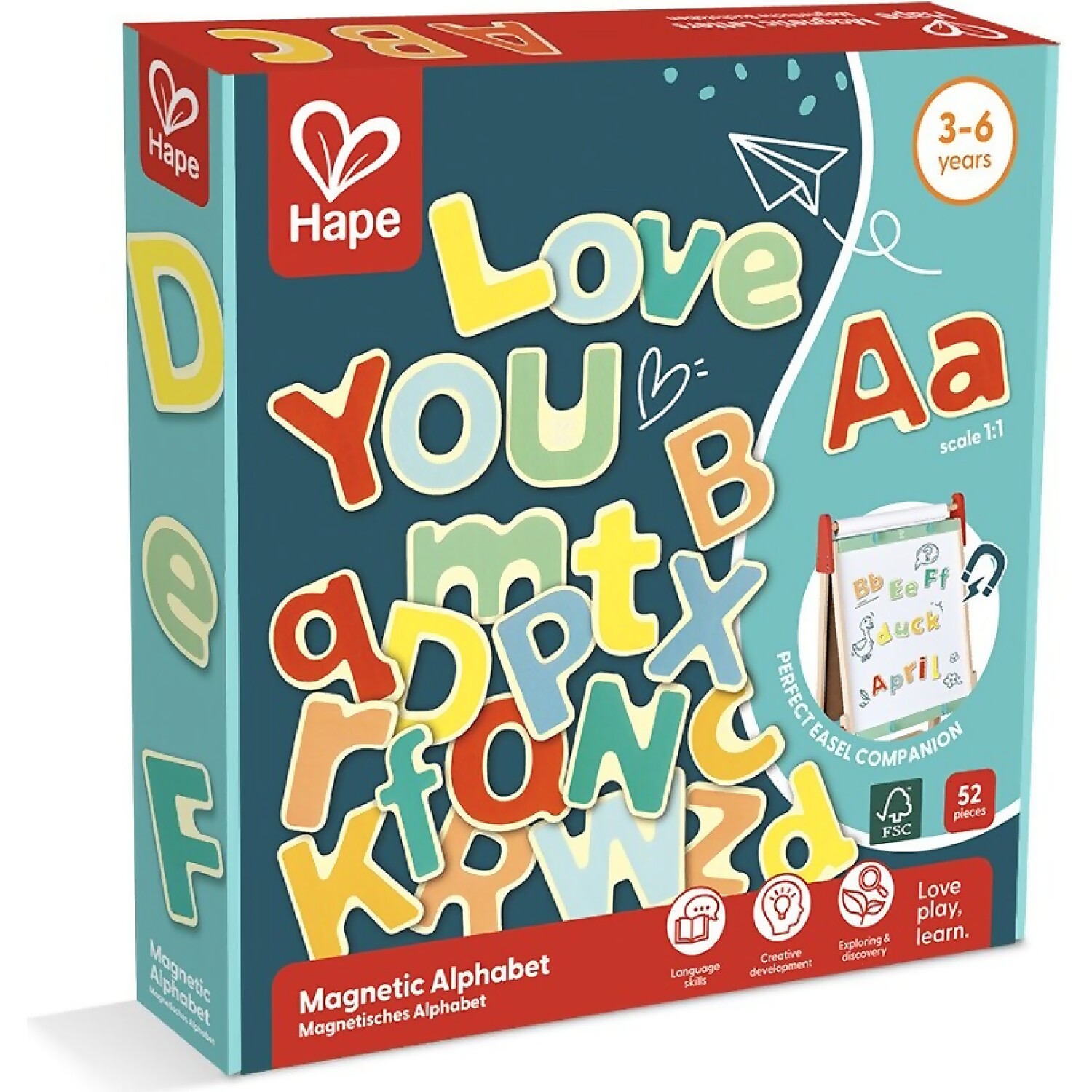 Hape magnetic alphabet letters tates toys australia the best toys