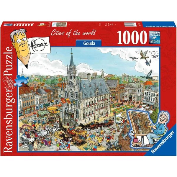Ravensburger - Cities Of The World Fleroux Gouda Jigsaw Puzzle 1000pc
