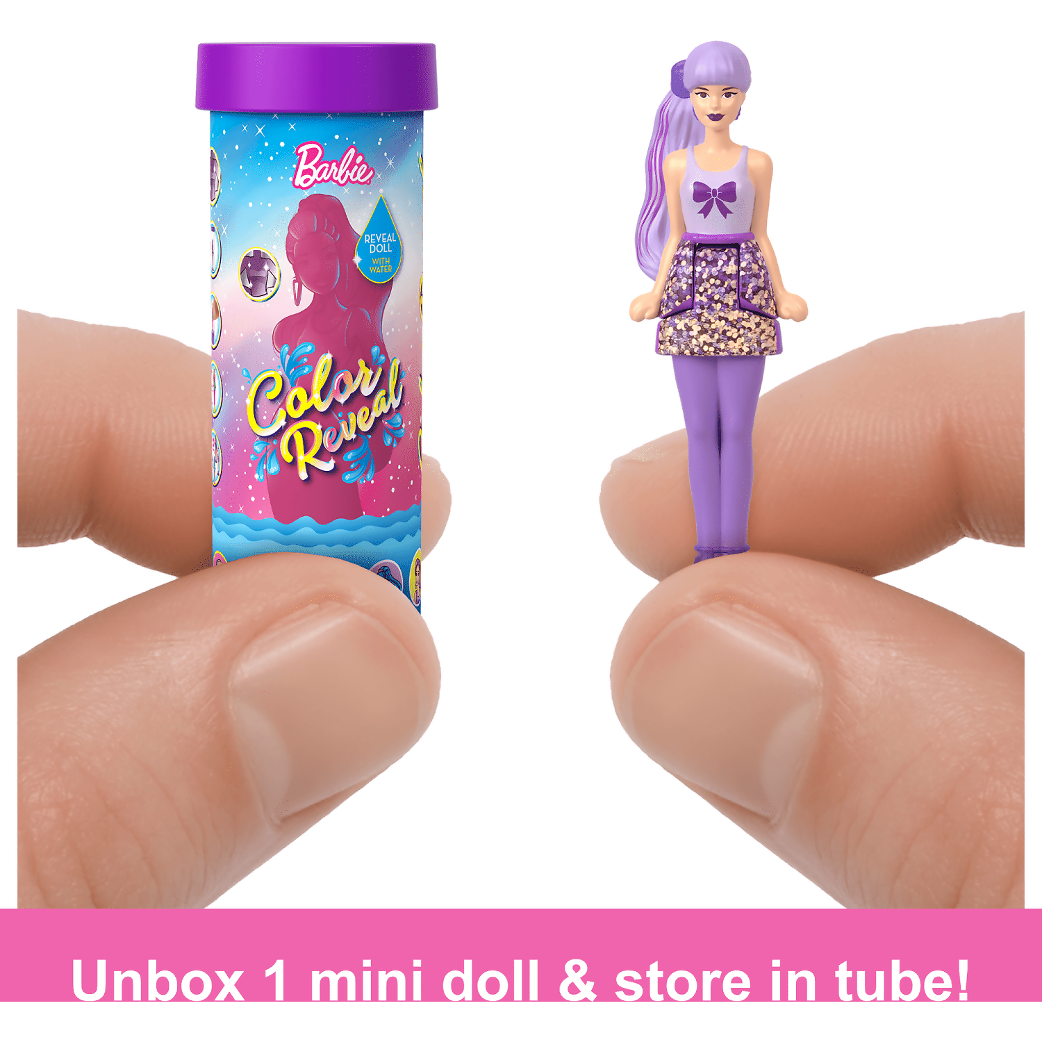 Barbie - Mini Barbieland Color Reveal Dolls 1.5-inch Doll With Surprise Water Reveal - Mattel - Image 5