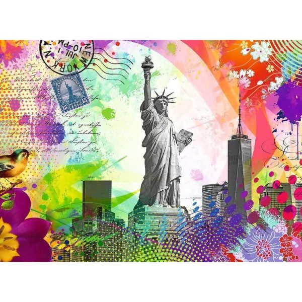 Ravensburger - New York Postcard Jigsaw Puzzle 500pc - Image 2