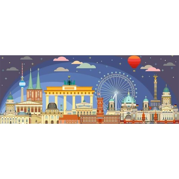 Ravensburger - Night In Berlin Jigsaw Puzzle 1000pc - Image 2