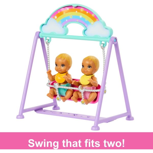 Barbie - Skipper Babysitter Doll With Twin Nursery Playset & Accessories - Mattel - Image 4
