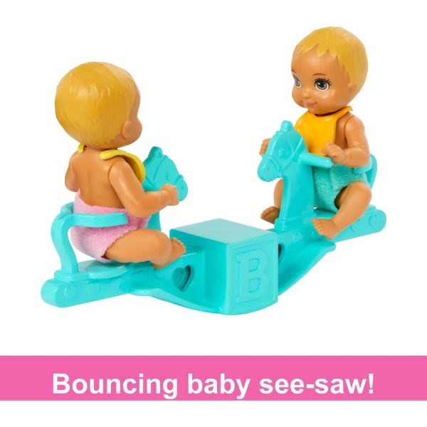 Barbie - Skipper Babysitter Doll With Twin Nursery Playset & Accessories - Mattel - Image 5