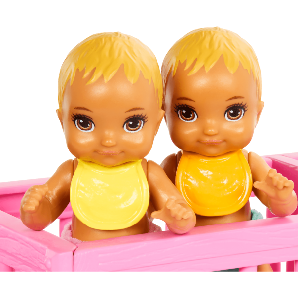 Barbie - Skipper Babysitter Doll With Twin Nursery Playset & Accessories - Mattel - Image 6