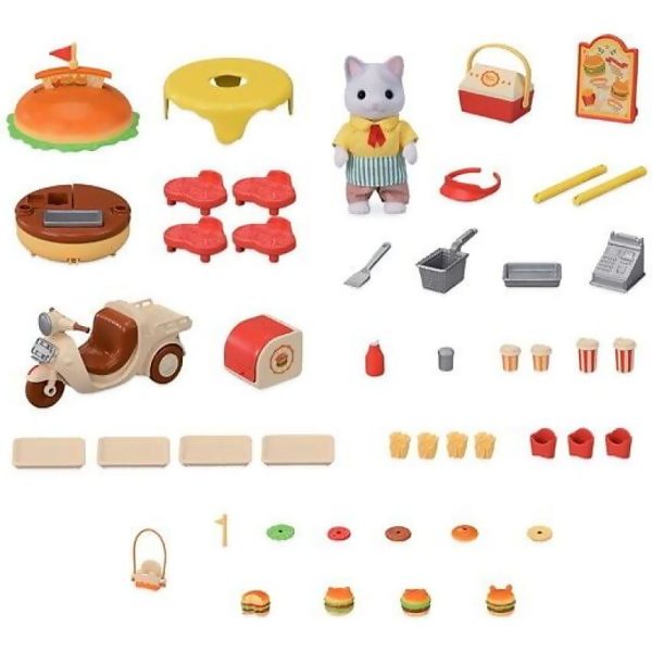 Sylvanian Families - Hamburger Stand - Image 4