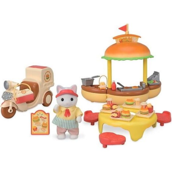 Sylvanian Families - Hamburger Stand - Image 5