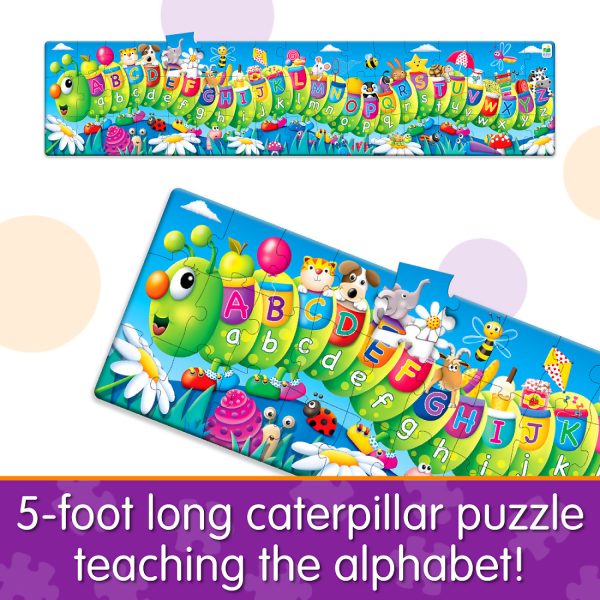 U Games - Long & Tall Puzzles Abc Caterpillar - The Long Journey - Image 5