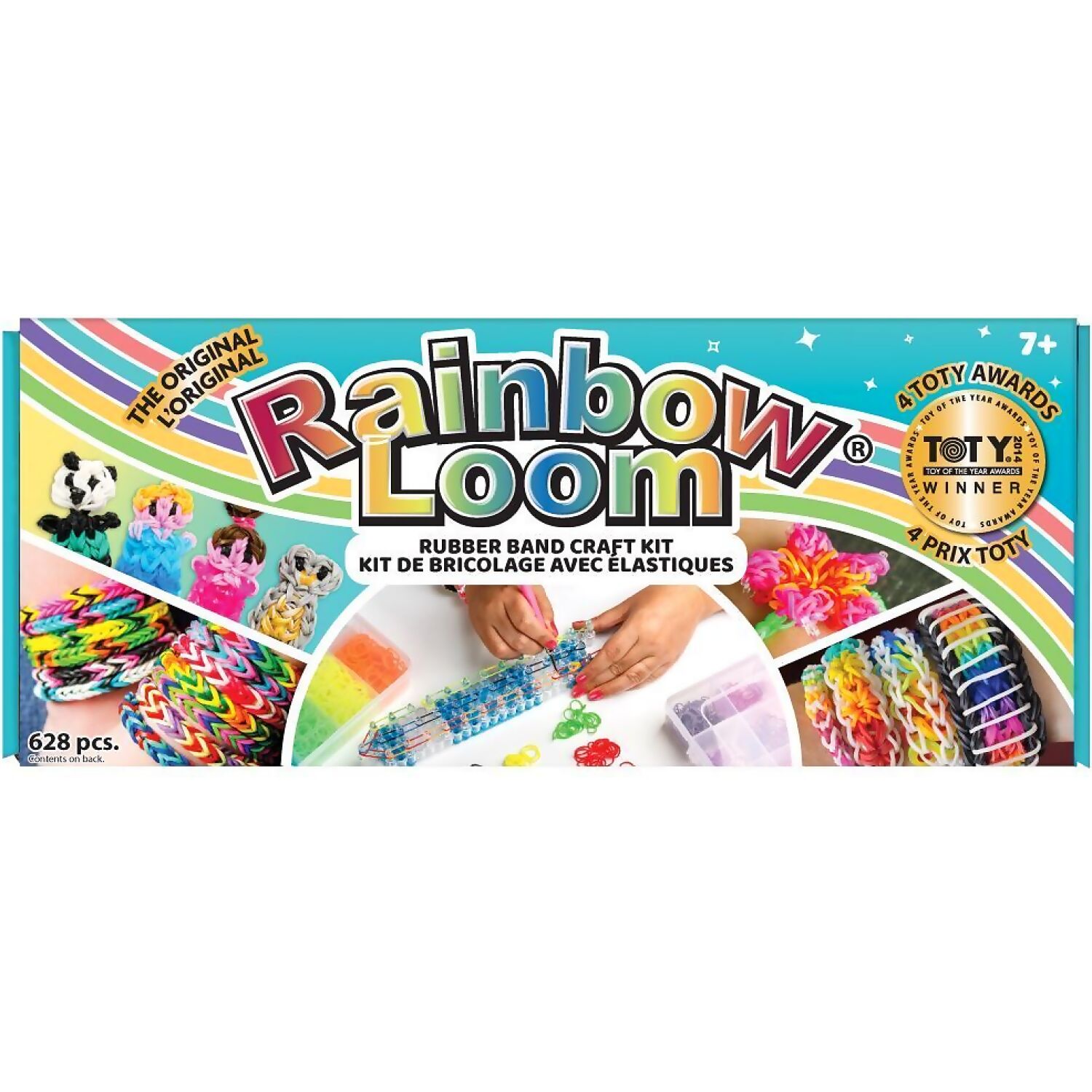Creative Loom Twist Bands Kit, 1500 Gummibänder mit 32 Farben, Zubehör mit Gummi Regenbogen Armband Herstellung Set für Party Weihnachten Geburtstag Geschenk Kinder