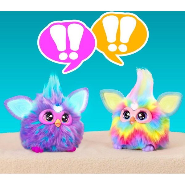 Furby - Tie Dye Plush Toy Voice Activated 15 Fashion Accessories Interactive Toys Ages 6+ - Hasbro - Image 9