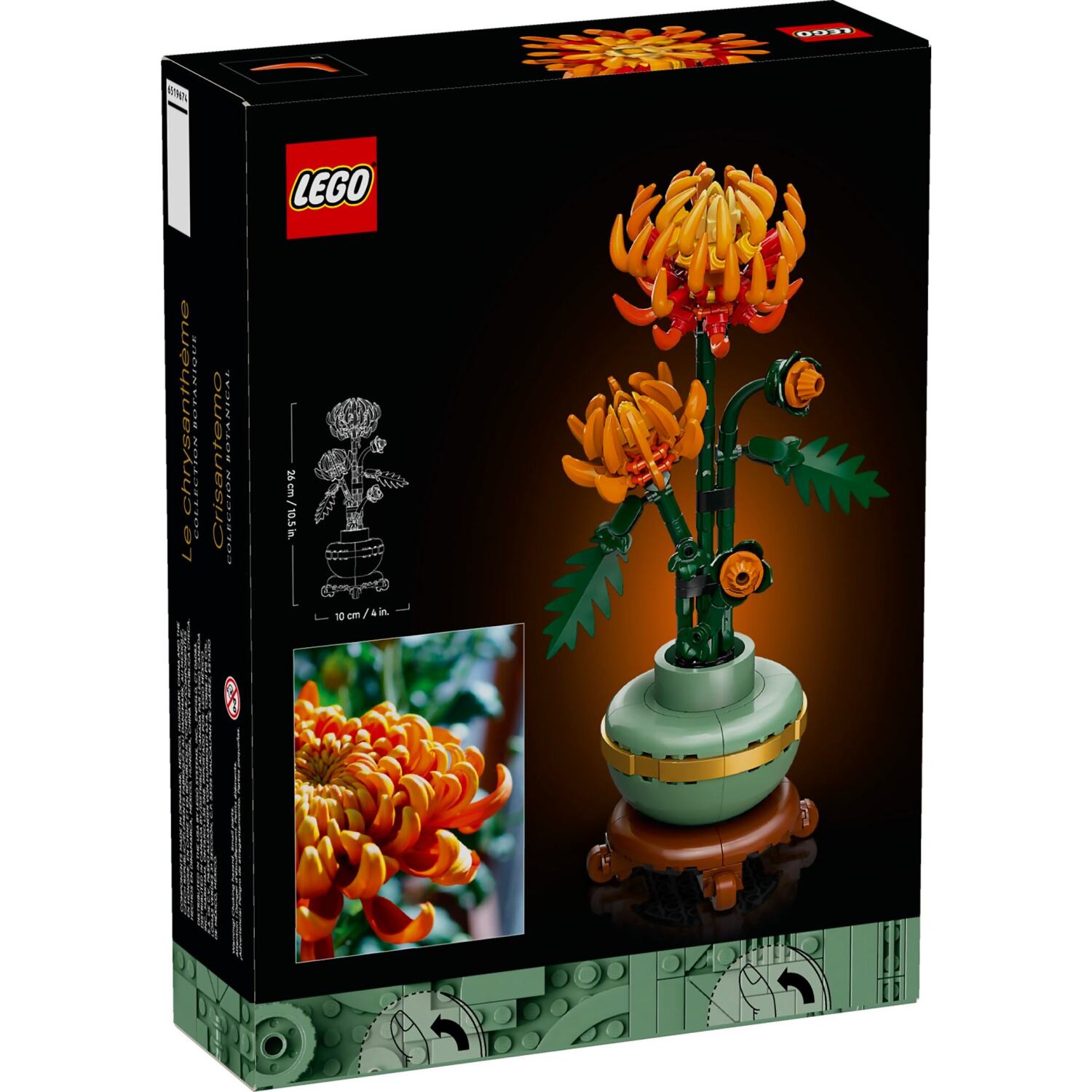 LEGO 10368 Chrysanthemum - Icons Botanical Collection - Image 4