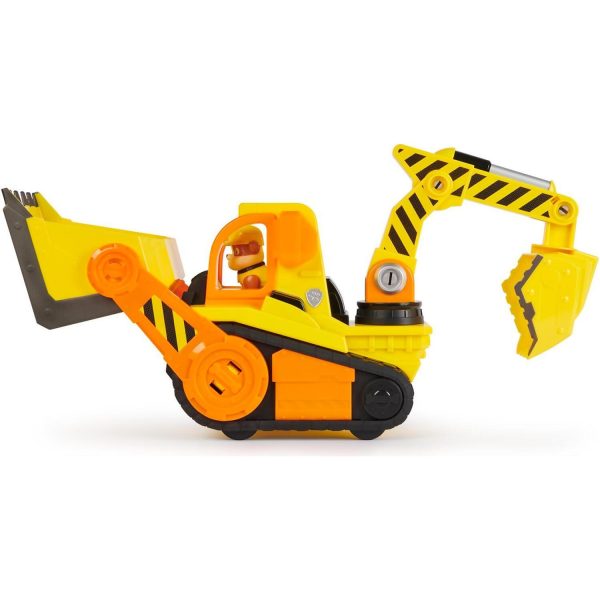Paw Patrol - Rubble & Crew Bark Yard Deluxe Bulldozer Construction Truck - Spin Master - Image 5