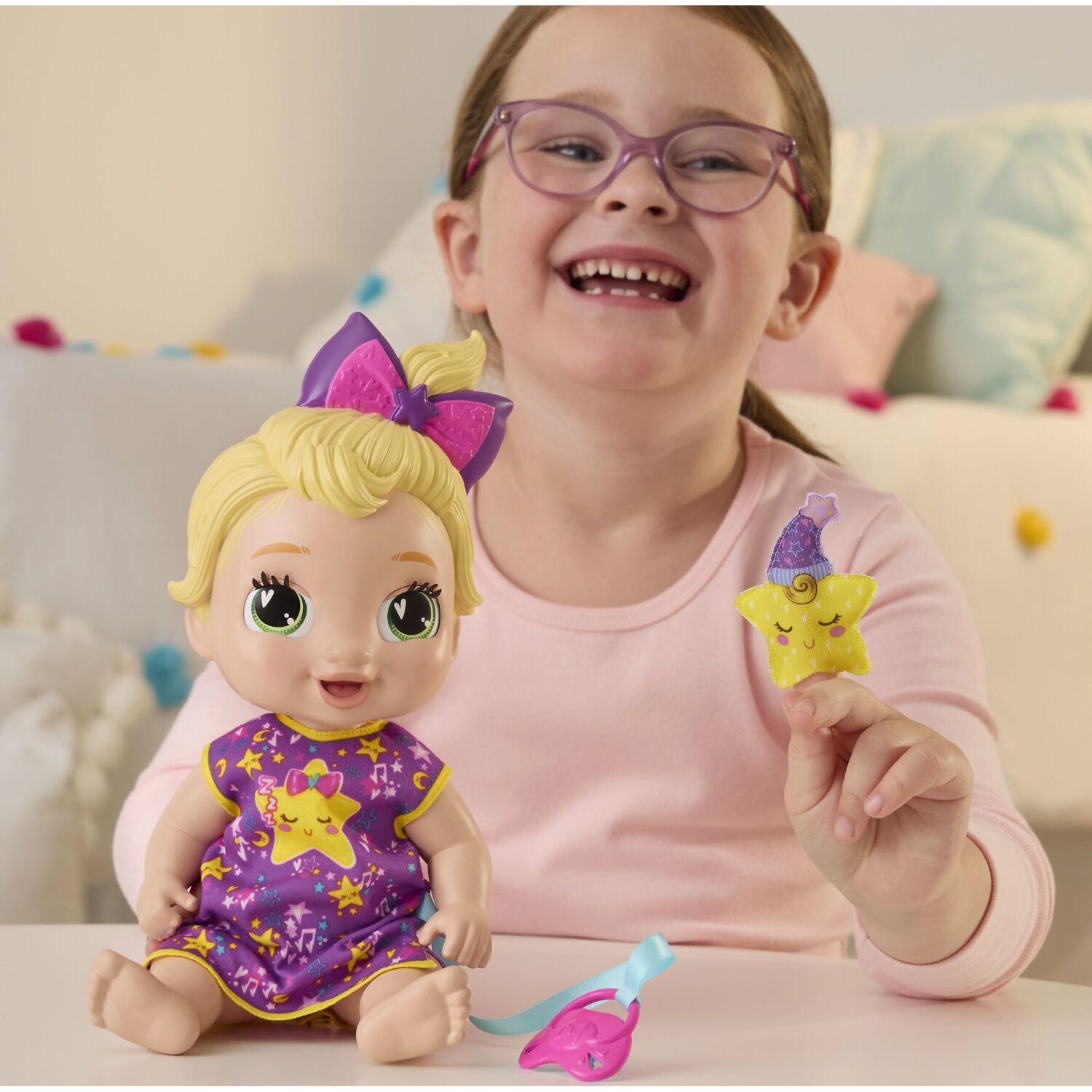 Baby Alive - Lil Dreamer Lala Googoo Blonde Hair Baby Doll - Image 5