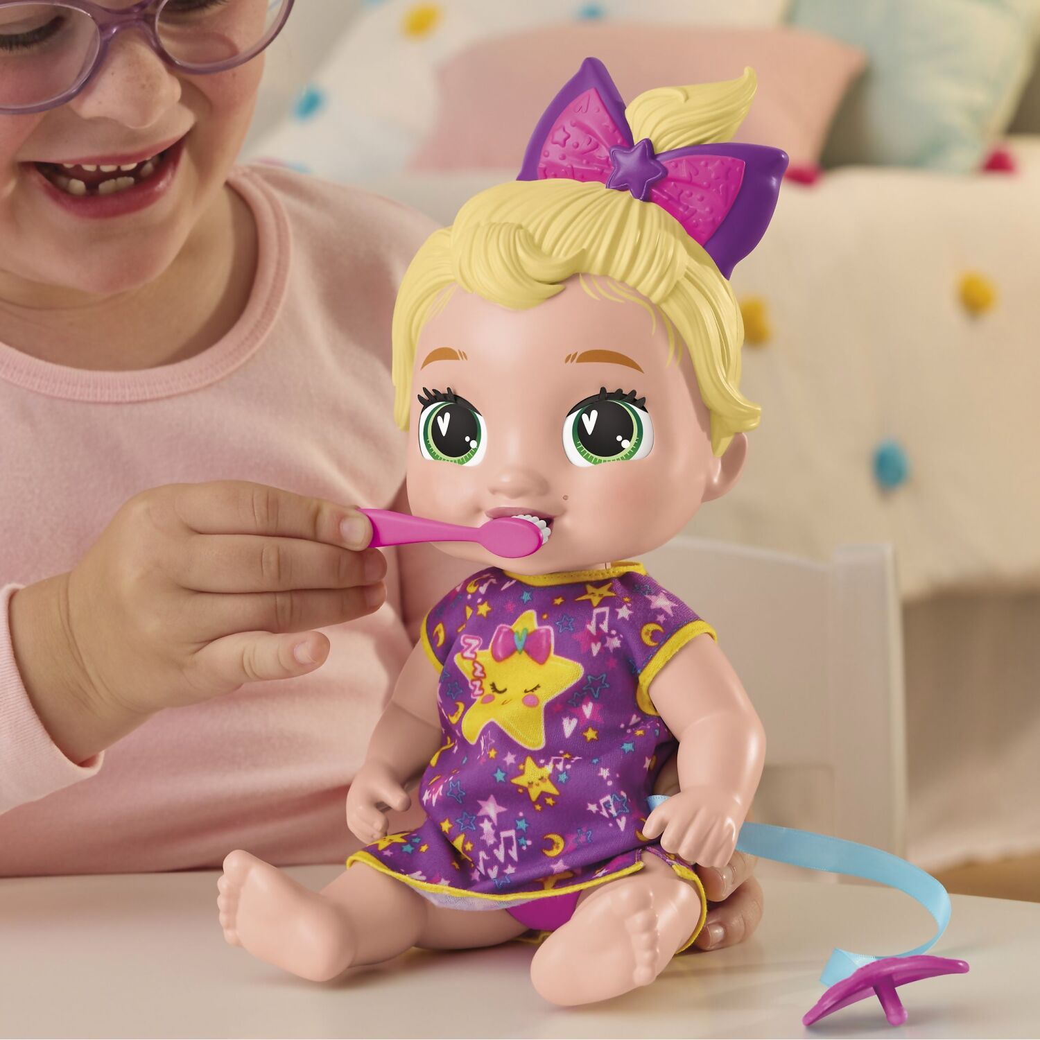 Baby Alive - Lil Dreamer Lala Googoo Blonde Hair Baby Doll - Image 6