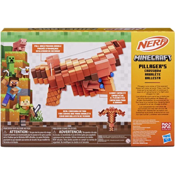 Nerf - Minecraft Pillager's Crossbow Dart Blaster - Hasbro - Image 2