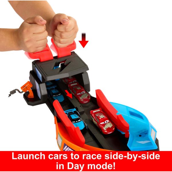 Disney Pixar Cars - Launch & Criss-cross Glow Race - Image 4