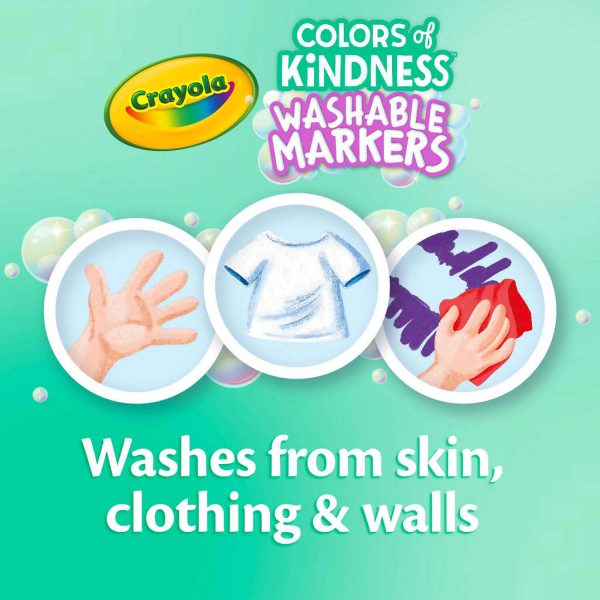Crayola - Colors Of Kindness Fineline Washable Markers 10 Pack - Image 4