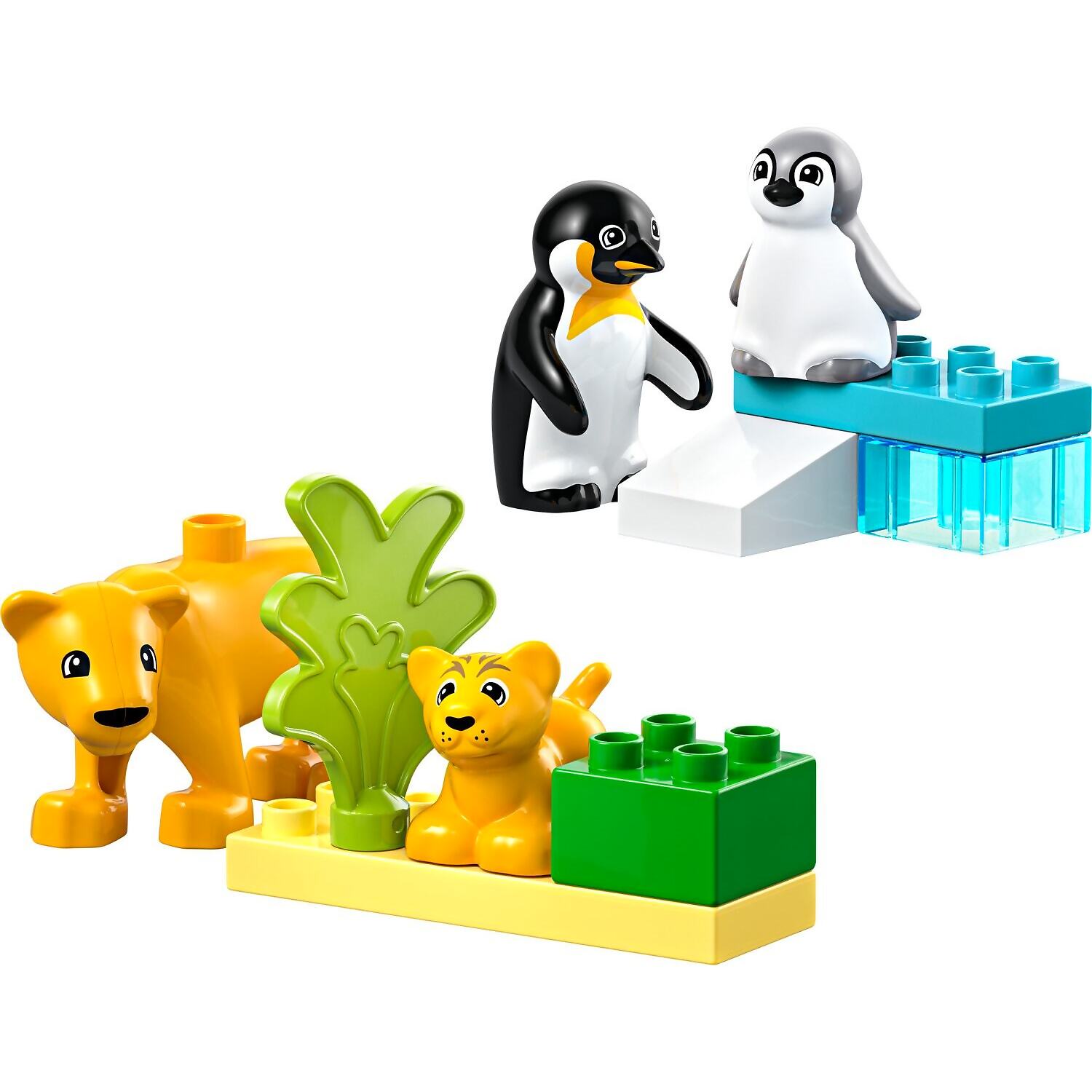 LEGO 10442 Wild Animal Families: Penguins & Lions - Duplo - Image 2