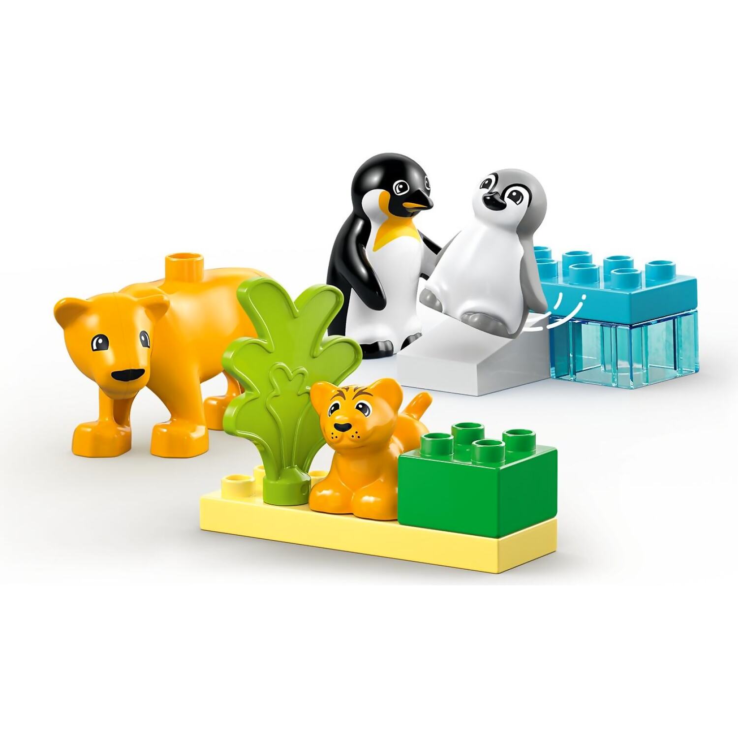 LEGO 10442 Wild Animal Families: Penguins & Lions - Duplo - Image 3