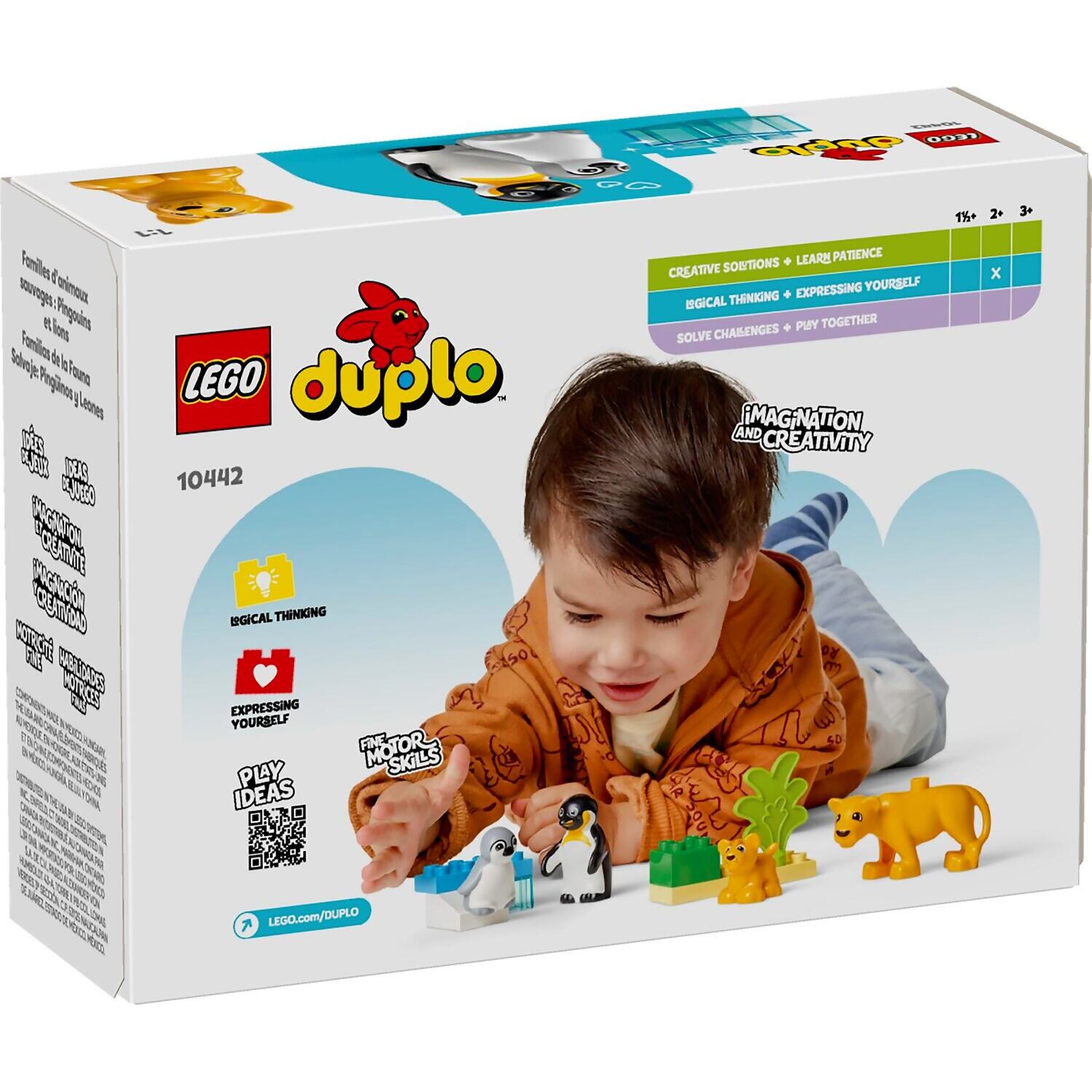 LEGO 10442 Wild Animal Families: Penguins & Lions - Duplo - Image 6