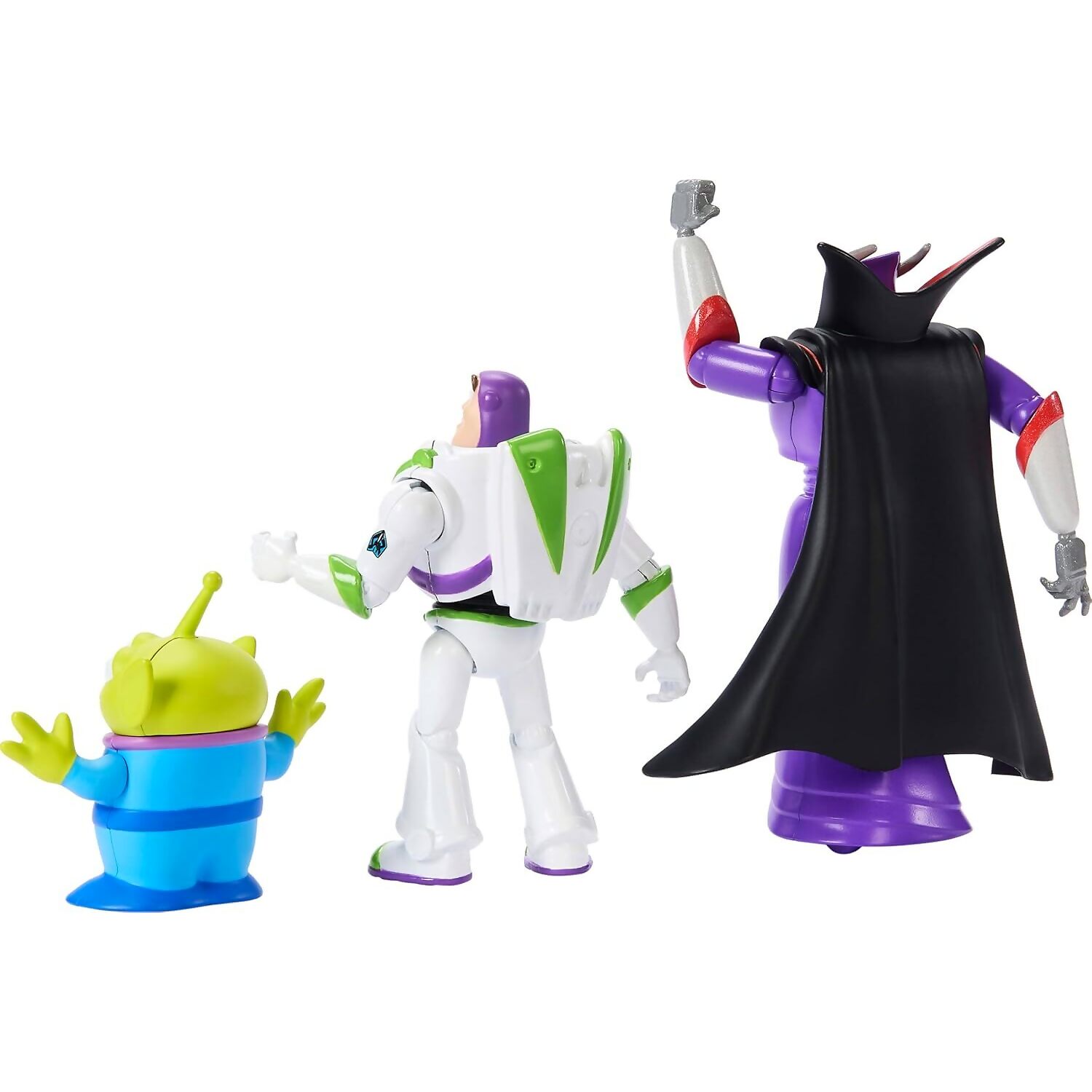 Disney Pixar - Storytellers Story Intergalactic 3-pack Of Action Figures Buzz Lightyear Zurg & Alien - Mattel - Image 2