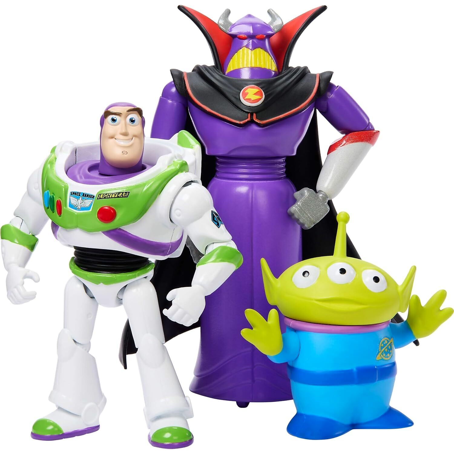 Disney Pixar - Storytellers Story Intergalactic 3-pack Of Action Figures Buzz Lightyear Zurg & Alien - Mattel - Image 3