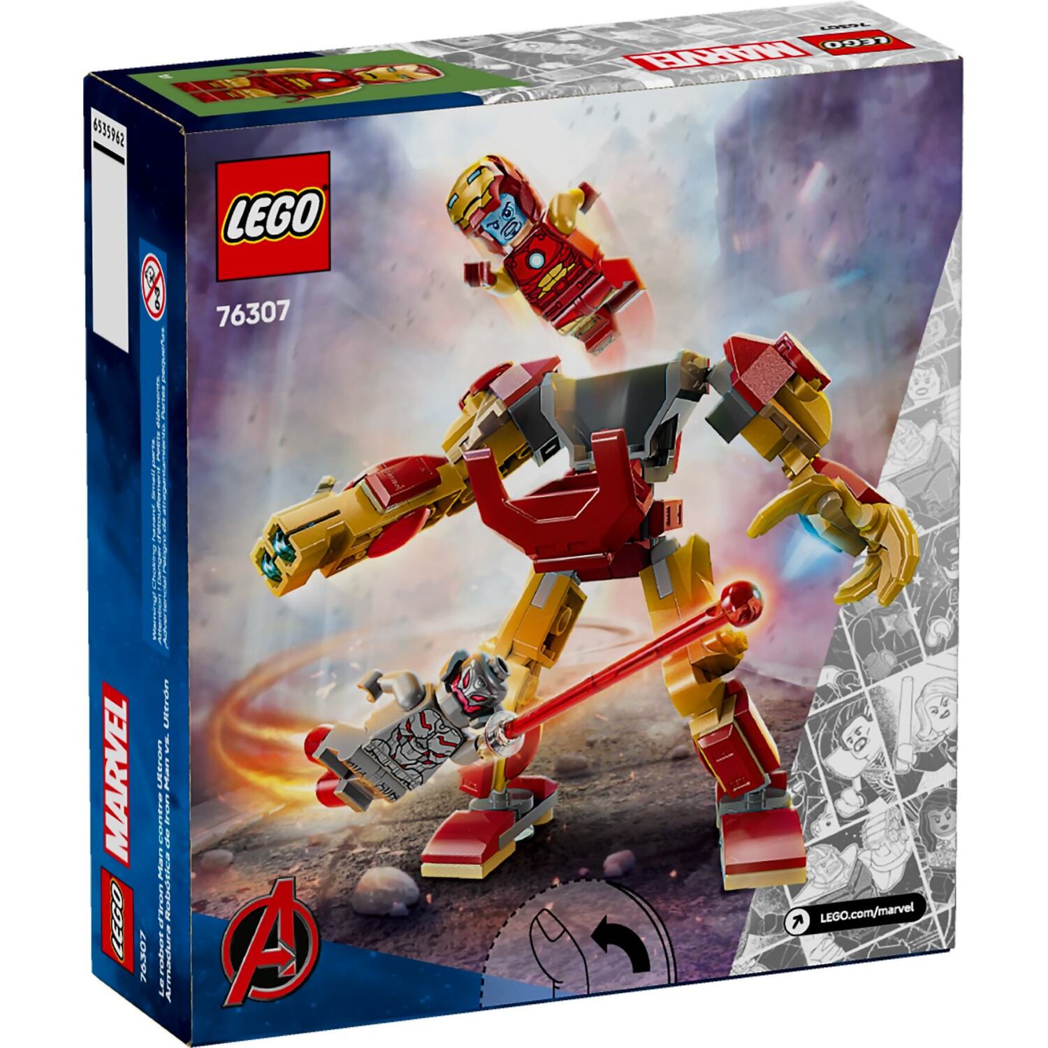 LEGO 76307 Iron Man Mech Vs. Ultron - Marvel Super Heroes - Image 6