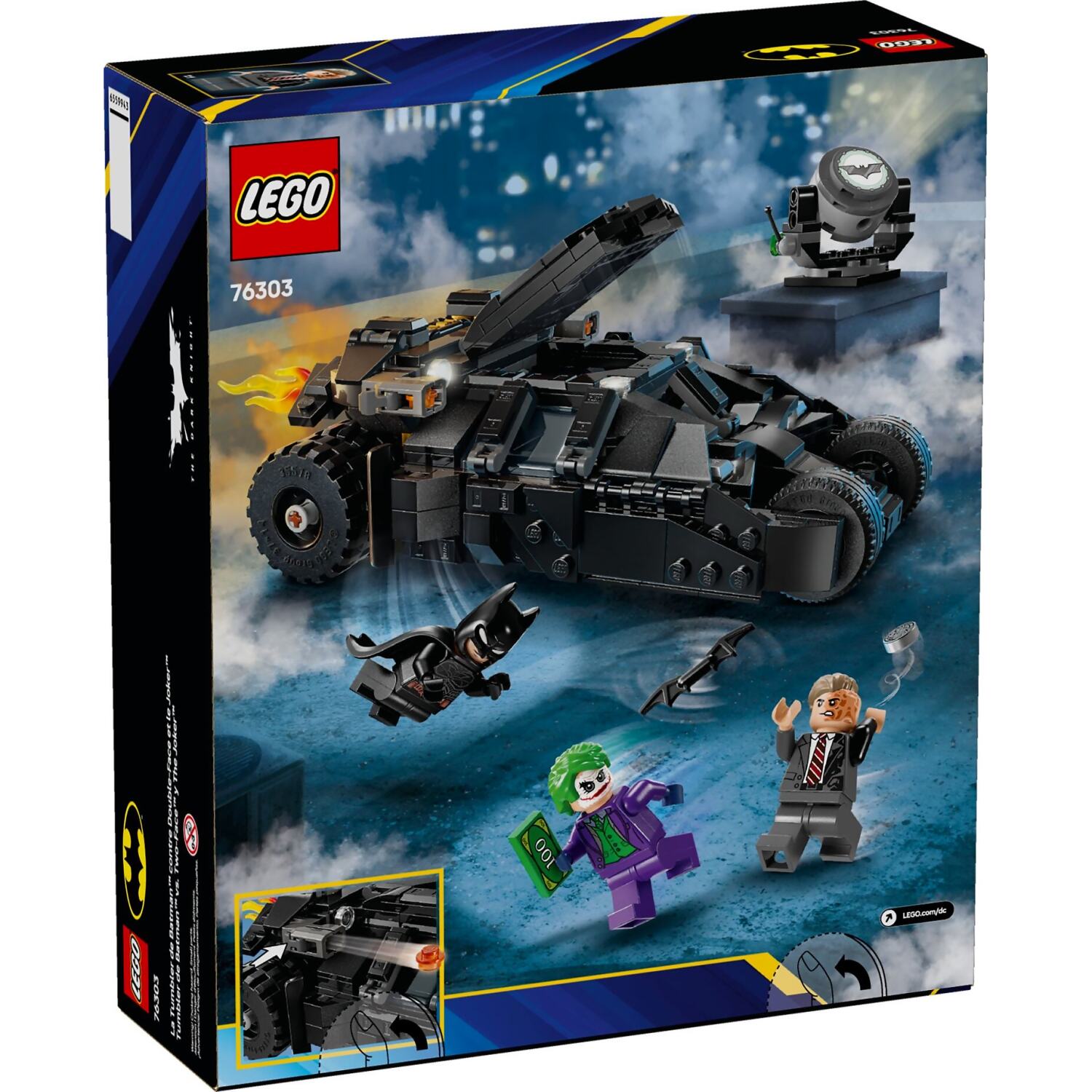 LEGO 76303 Batman™ Tumbler Vs. Two-face™ & The Joker - DC Super Heroes - Image 6