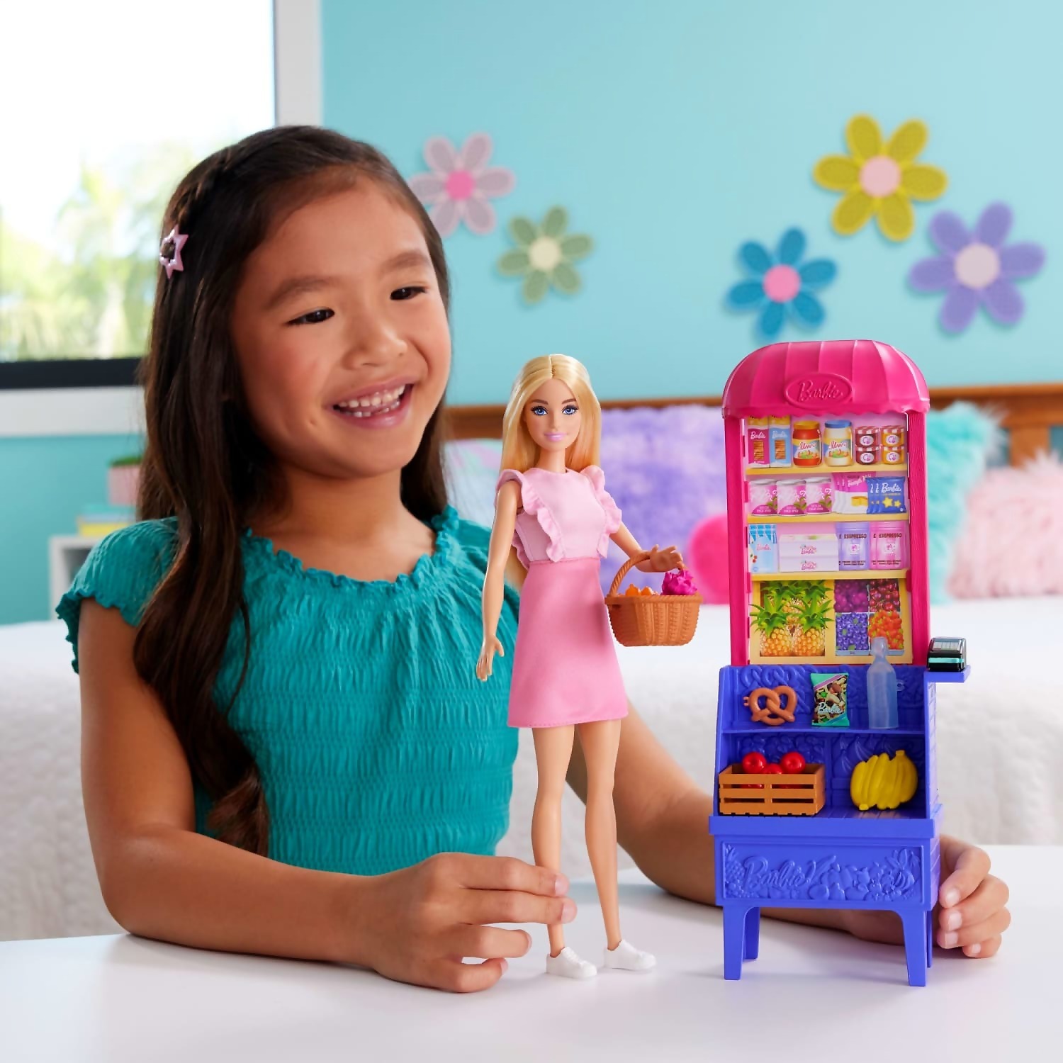 Barbie - Barbie And Teresa Recipe For Friendship Malibu At The Market Doll Playset - Image 3