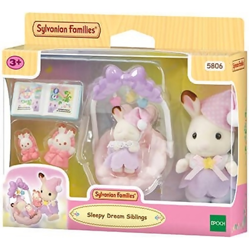 Sylvanian Families - Sleepy Dream Siblings Set Animal Doll Playset