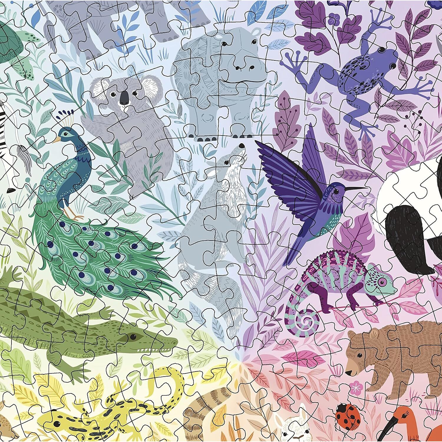 Ravensburger - Circle Of Colors Animals Jigsaw Puzzle 500pc - Image 3