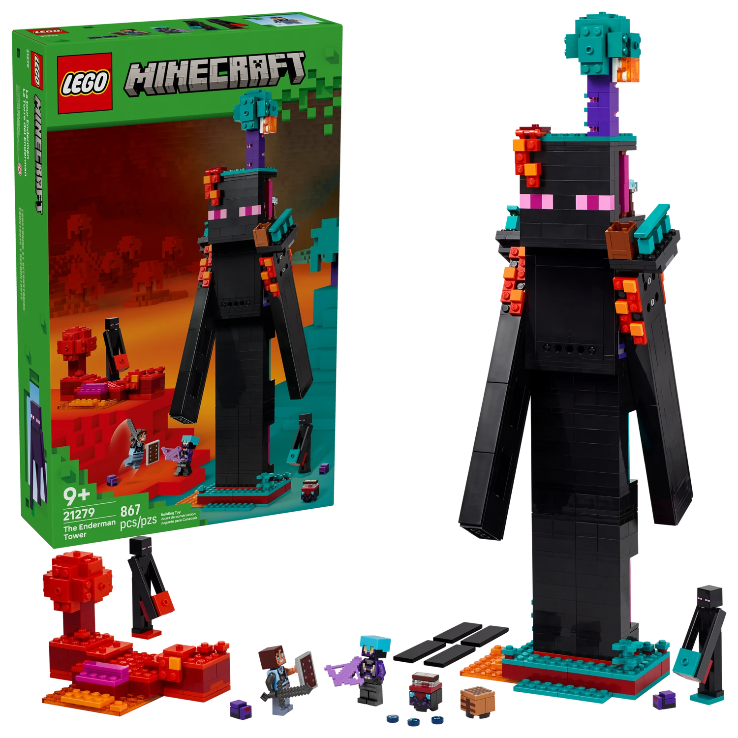 LEGO 21279 The Enderman Tower - Minecraft