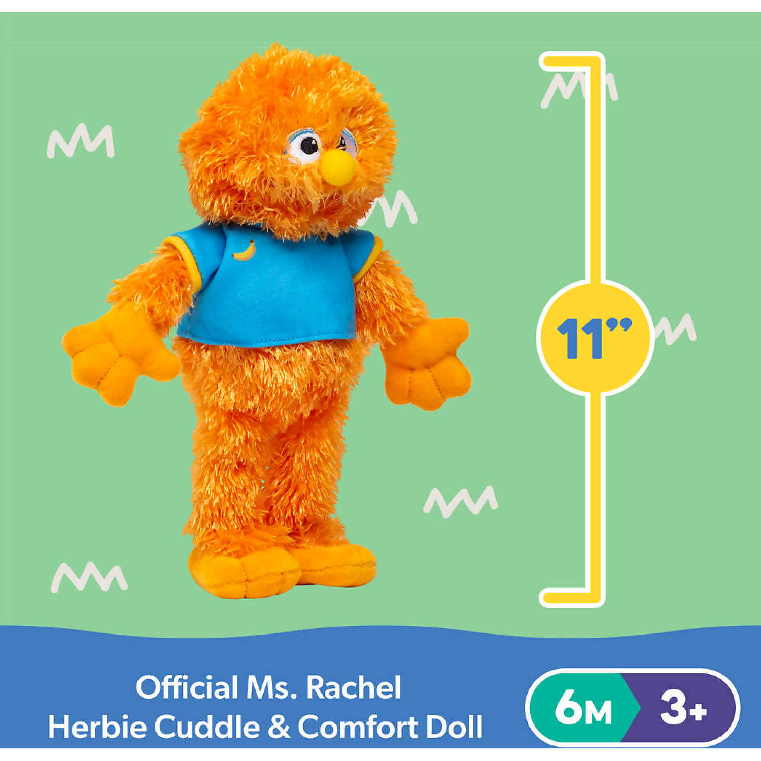 Ms. Rachel – Herbie Cuddle & Comfort Friend Doll Plush – Spin Master ...