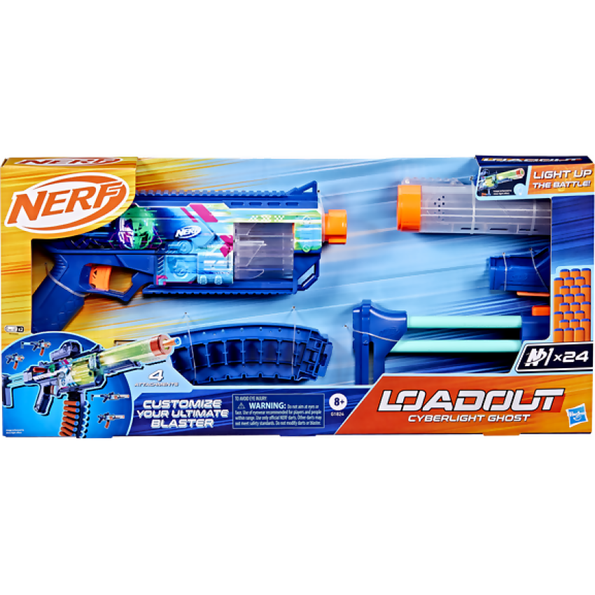 Nerf - Loadout Cyberlight Ghost Blaster - Hasbro