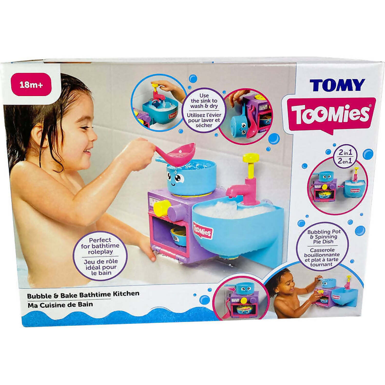 TOMY - Toomies Bubble & Bake Bathtime Kitchen - Image 2