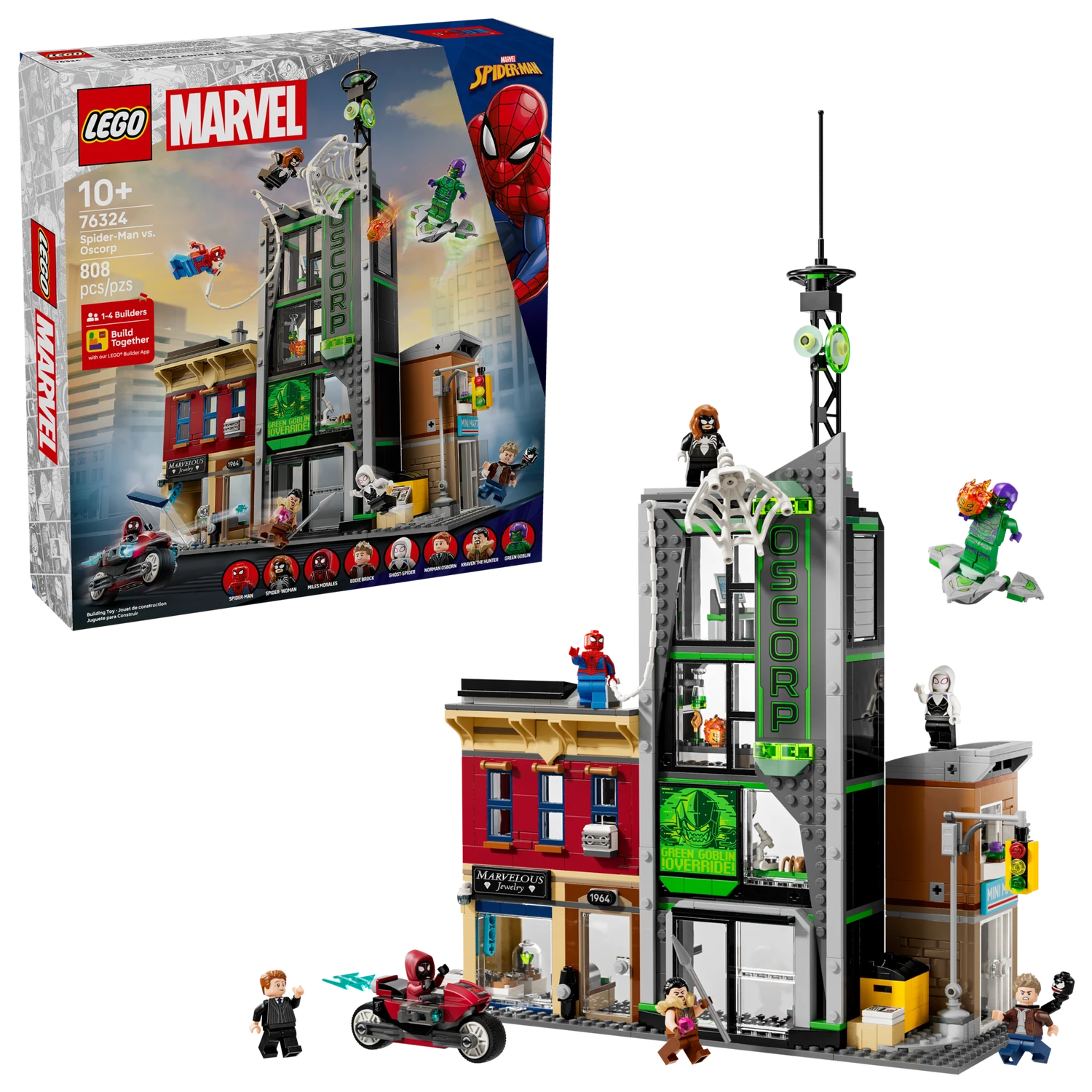 LEGO 76324 Spider-Man vs. Oscorp - Marvel Super Heroes
