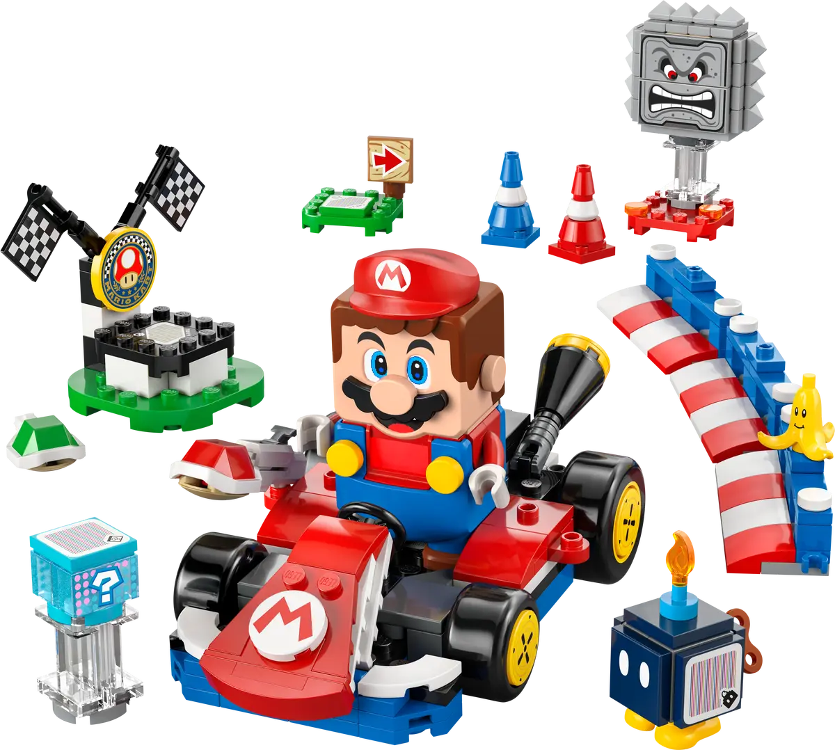LEGO 72043 Mario Kart™ – Interactive LEGO® Mario™ & Standard Kart - Super Mario - Image 2