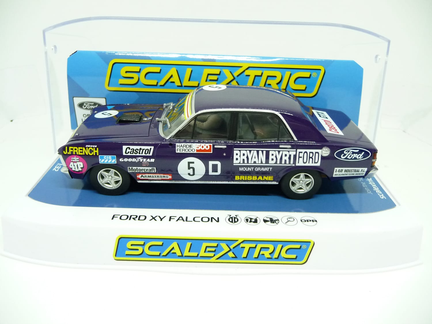 Scalextric C4263 1:32 Ford XY Falcon 1972 Bathurst Bryan Byrt Ford slot car also suits Carrera - Image 2